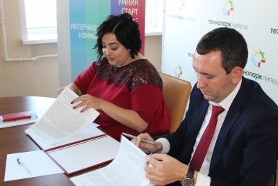 Фонд содействия инновациям и  МБУ Технопарк-Липецк, подписали  соглашение о сотрудничестве.